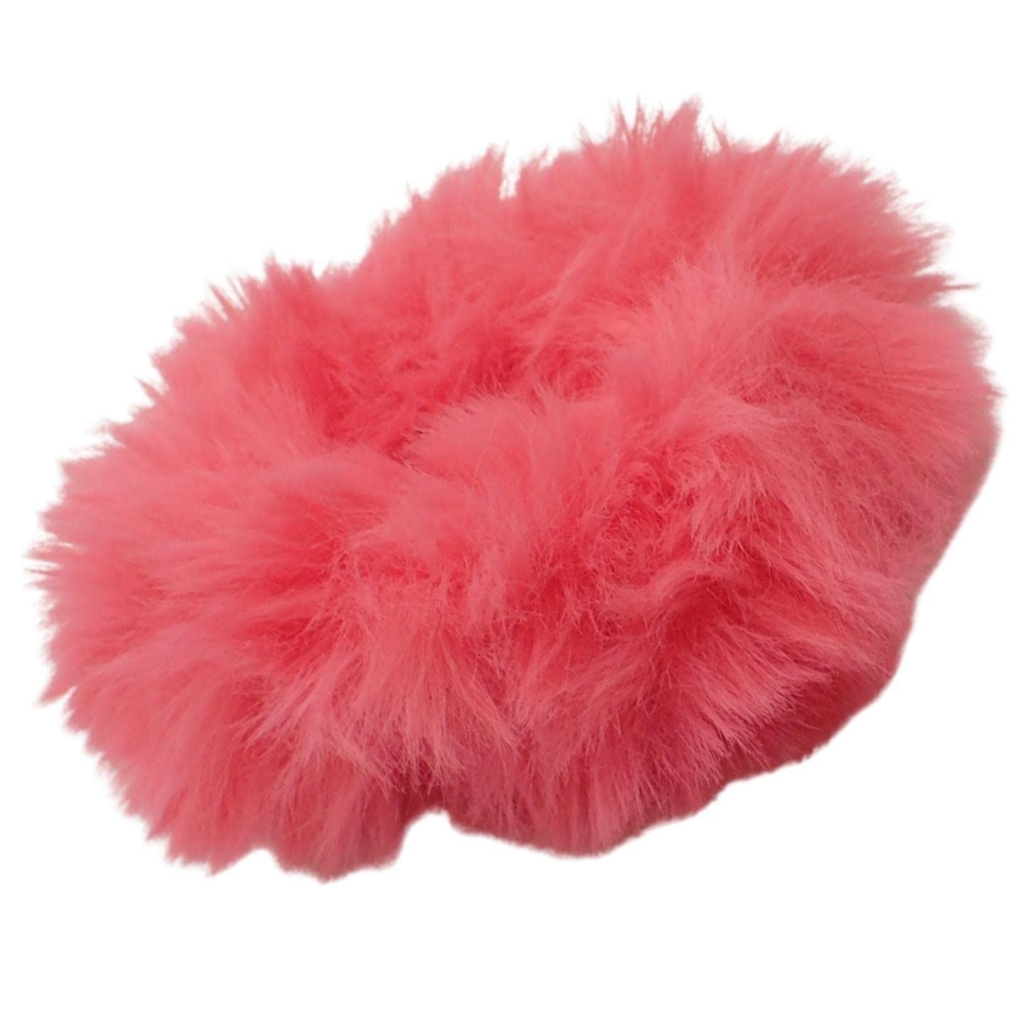 Super Fluffy Faux Fur Scrunchie, Medium Size Scrunchie for Thick & Thin Hair for Women & Girls, Pretty Hair, Hair Tie, Hair Bobbles, Fluffy Scrunchies, Ponytail Holder